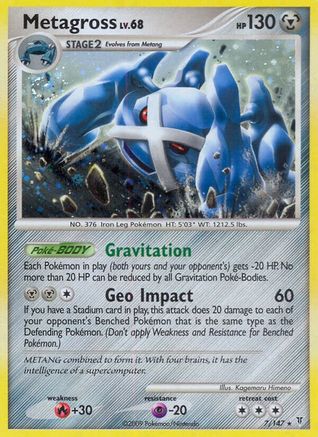 Metagross - 7/147 - Holo Rare - Reverse Holo
