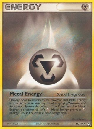 Metal Energy (Special) - 88/108 - Rare - Reverse Holo