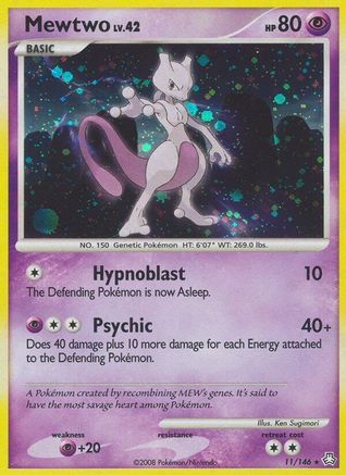 Mewtwo 011  - Holofoil Legends Awakened - Holo Rare