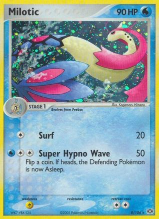 Milotic 008/106  - Holofoil Emerald - Holo Rare