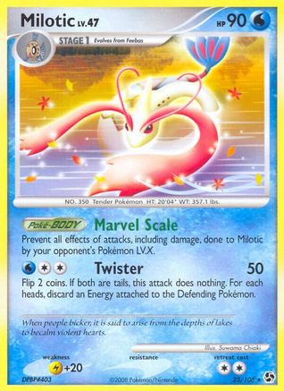 Milotic - 25/106 - Rare - Reverse Holo