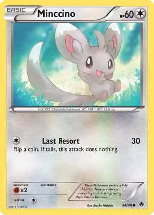 Minccino - 84/98 - Common - Reverse Holo