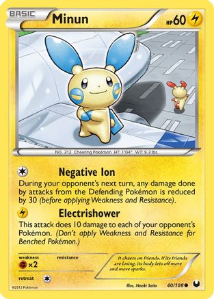 Minun - 40/108 - Common - Reverse Holo