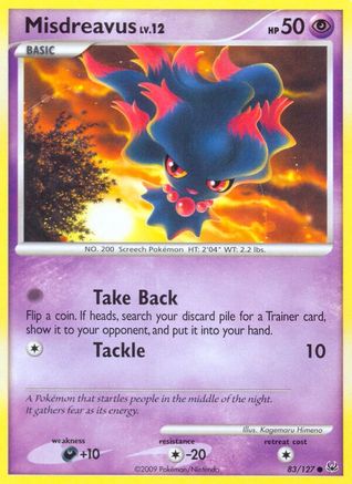 Misdreavus - 83/127 - Common - Reverse Holo
