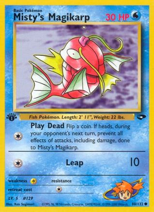 Misty's Magikarp 088  - Unlimited Gym Challenge - Common