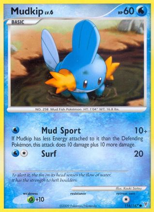 Mudkip - 116/147 - Common - Reverse Holo