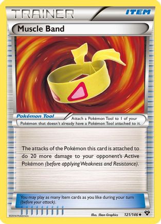 Muscle Band - 121/146 - Uncommon - Reverse Holo