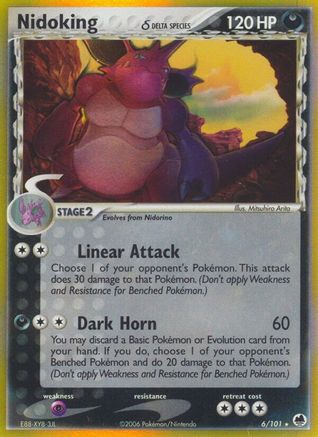 Nidoking (Delta Species) - 6/101 - Holo Rare