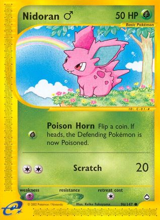 Nidoran M - 96/147 - Common - Reverse Holo