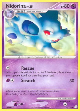 Nidorina - 56/123 - Uncommon - Reverse Holo