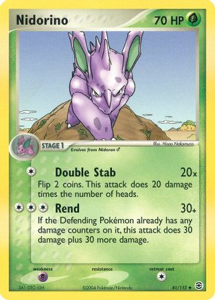Nidorino - 41/112 - Uncommon
