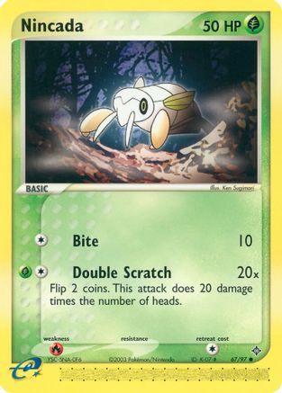 Nincada - 67/97 - Common - Reverse Holo