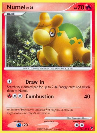 Numel - 74/147 - Uncommon - Reverse Holo
