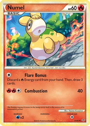 Numel 035  - Reverse Holofoil Unleashed - Uncommon
