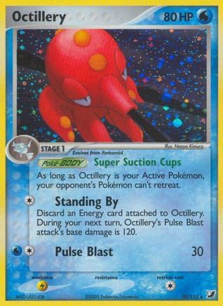 Octillery 010/115  - Holofoil Unseen Forces - Holo Rare