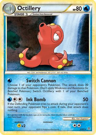 Octillery 006  - Reverse Holofoil Unleashed - Holo Rare