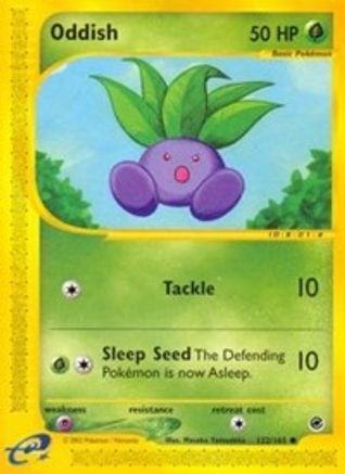 Oddish - 122/165 - Common - Reverse Holo