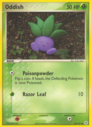 Oddish - 68/101 - Common - Reverse Holo