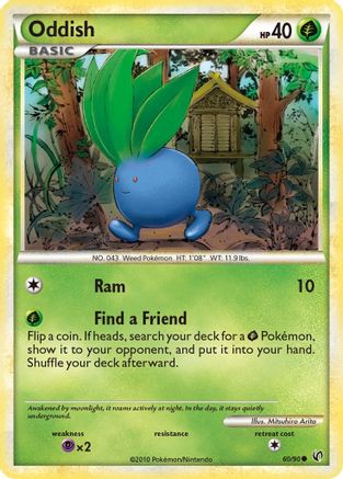 Oddish - 60/90 - Common - Reverse Holo