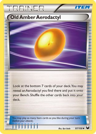 Old Amber Aerodactyl - 97/108 - Uncommon