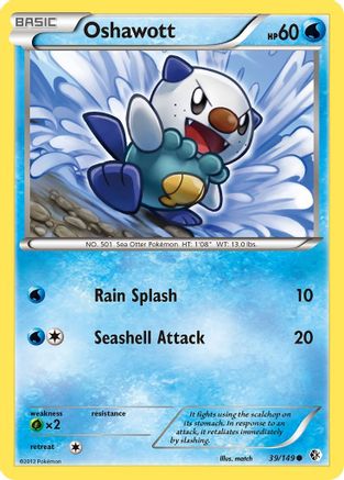 Oshawott - 39/149 - Common - Reverse Holo