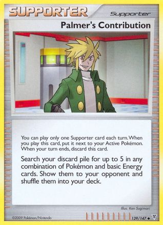 Palmer's Contribution - 139/147 - Uncommon - Reverse Holo