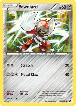 Pawniard - 78/108 - Common - Reverse Holo