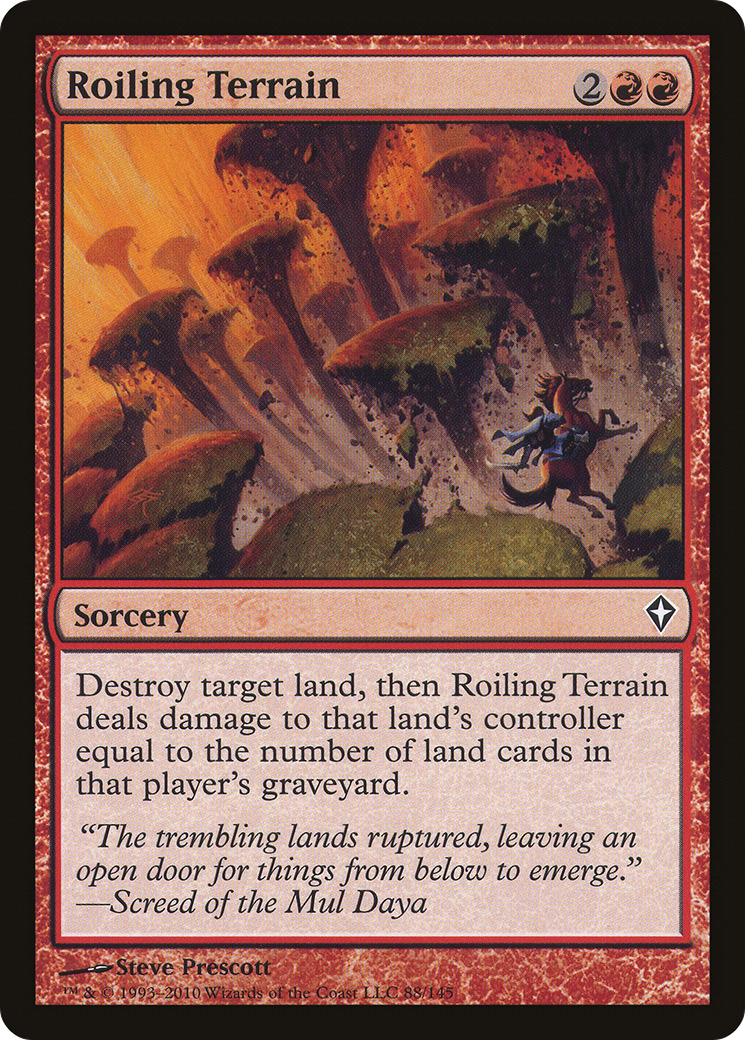 Roiling Terrain (WWK-088)  Foil
