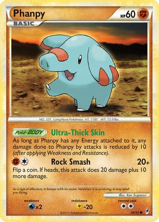 Phanpy - 66/95 - Common - Reverse Holo