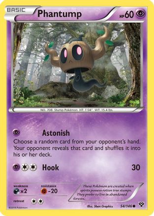 Phantump - 54/146 - Common - Reverse Holo