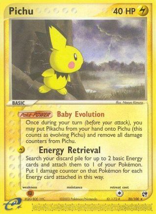 Pichu - 20/100 - Rare - Reverse Holo