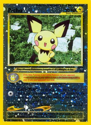 Pichu - 35/53 - Promo - Reverse Holo