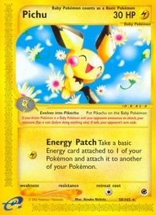 Pichu (58) - 58/165 - Rare - Reverse Holo