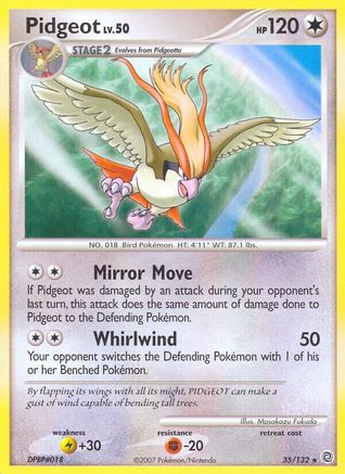 Pidgeot - 35/132 - Rare