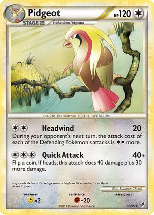 Pidgeot - 30/95 - Rare