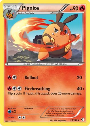 Pignite - 25/149 - Uncommon
