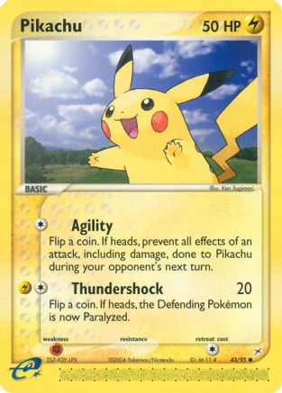 Pikachu - 43/95 - Common - Reverse Holo