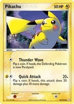 Pikachu 78/110 - Common - Reverse Holo