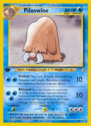 Piloswine - 44/111 - Uncommon - Unlimited