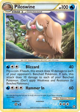 Piloswine - 48/102 - Uncommon