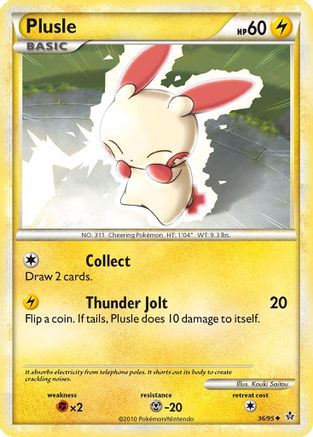 Plusle 036  Unleashed - Uncommon