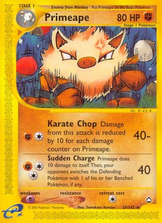 Primeape - 29/147 - Rare