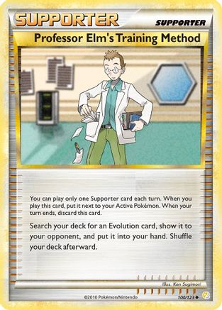 Professor Elm's Training Method - 100/123 - Uncommon - Reverse Holo
