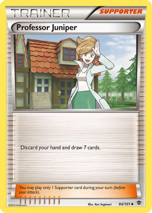 Professor Juniper - 84/101 - Uncommon - Reverse Holo