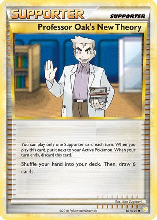 Professor Oak's New Theory - 101/123 - Uncommon - Reverse Holo