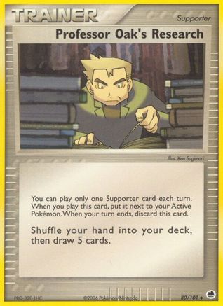 Professor Oak's Research - 80/101 - Uncommon - Reverse Holo