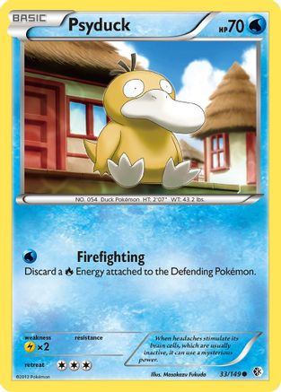 Psyduck (33) - 33/149 - Common - Reverse Holo