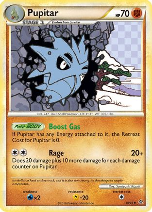 Pupitar (38)  Unleashed - Uncommon