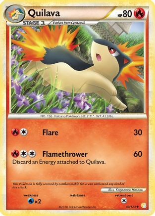 Quilava - 49/123 - Uncommon - Reverse Holo