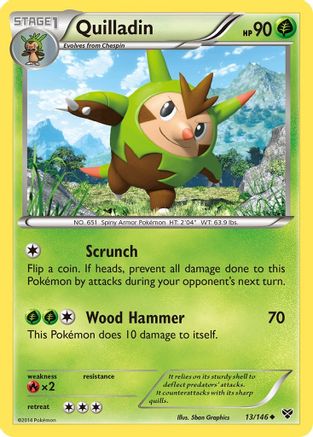 Quilladin - 13/146 - Uncommon - Reverse Holo
